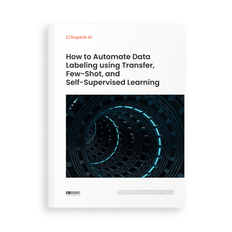Cover image of Superb AI whitepaper on automated data labeling for computer vision.