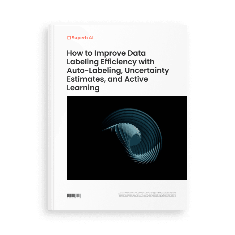 Cover image of Superb AI's whitepaper on improving computer vision labeling efficiency